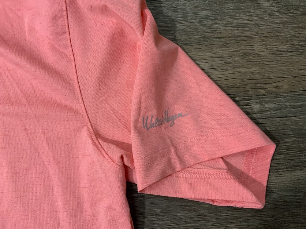 Walter Hagen Golf Polo Shirt Mens S Coral Pink Lightweight Country Club - Picture 4 of 8